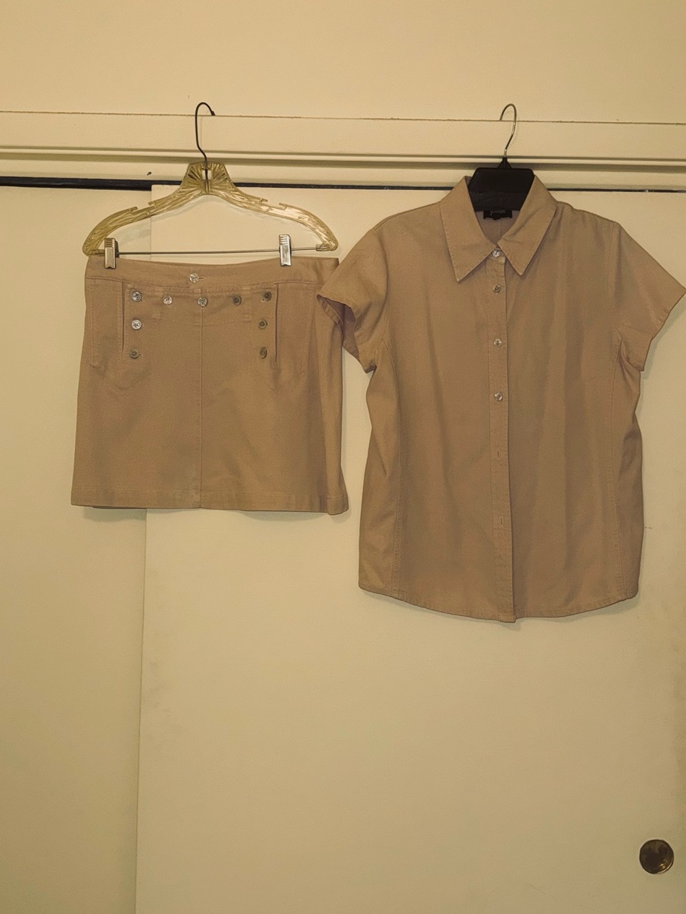 For Joseph Neutral Tan Top with Skirt